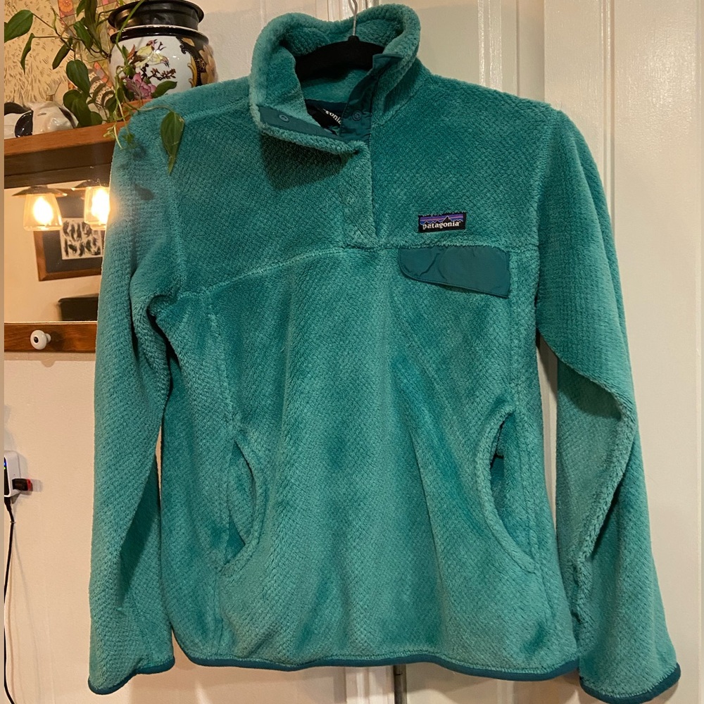 Patagonia Turquoise Fleece Jacket